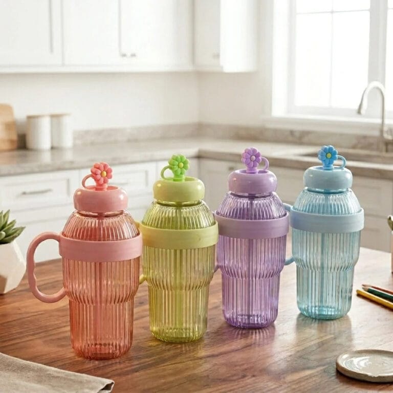 Plastic Tumbler with Sipper
