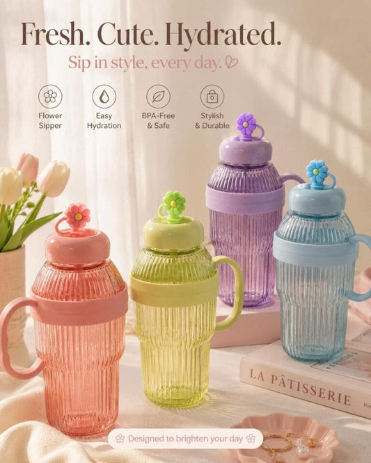 Plastic Tumbler with Sipper